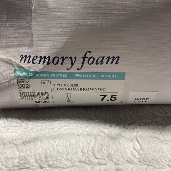 Brown knee high boots size 7.5 - Picture 6 of 7